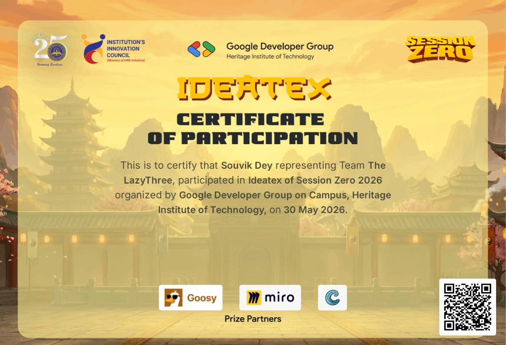 Ideatex Session Zero 2026