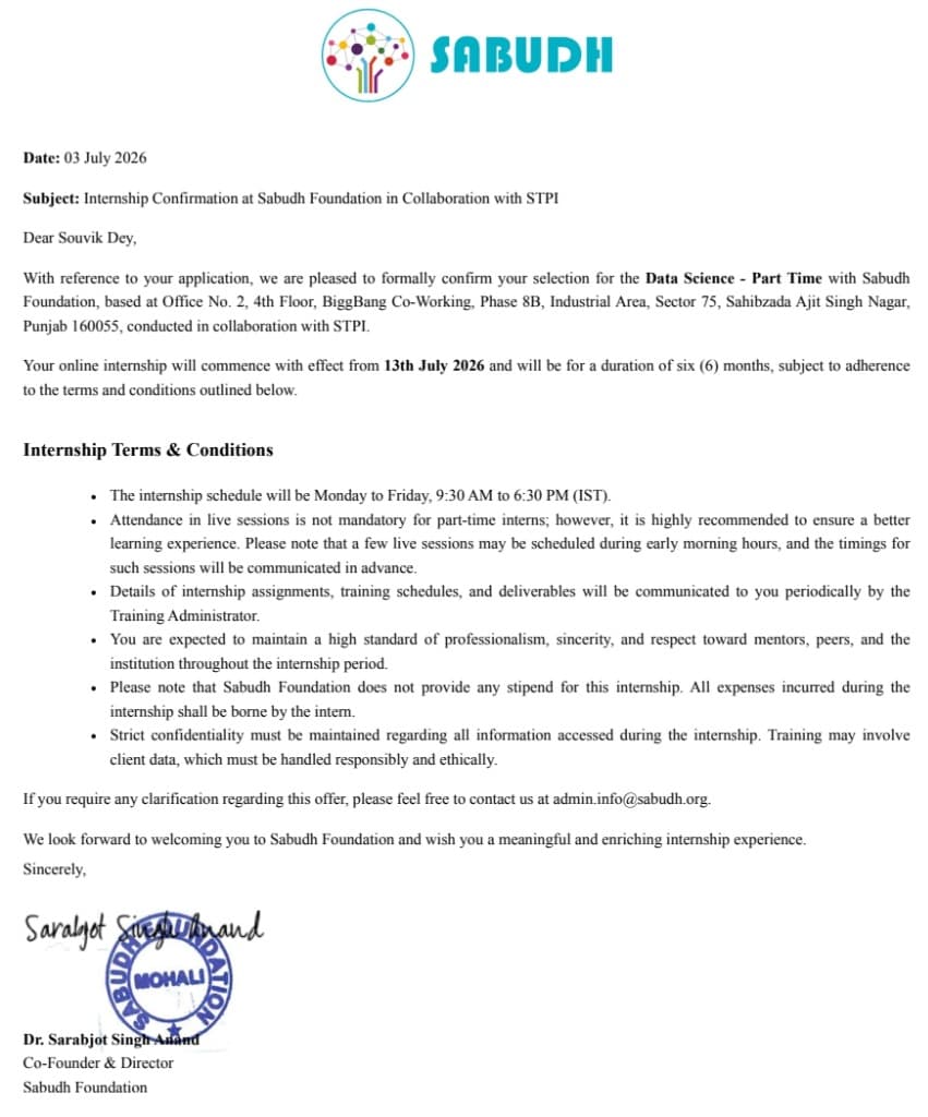 Offer Letter