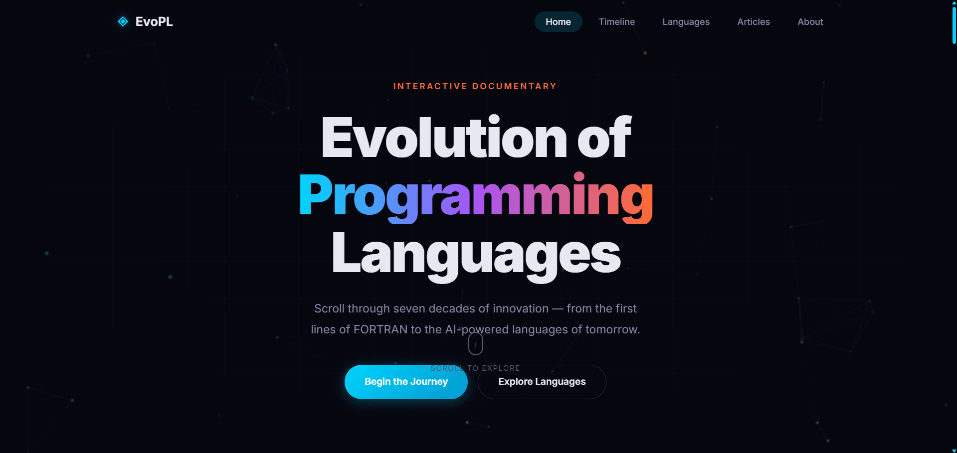 Evolution of Programming Languages